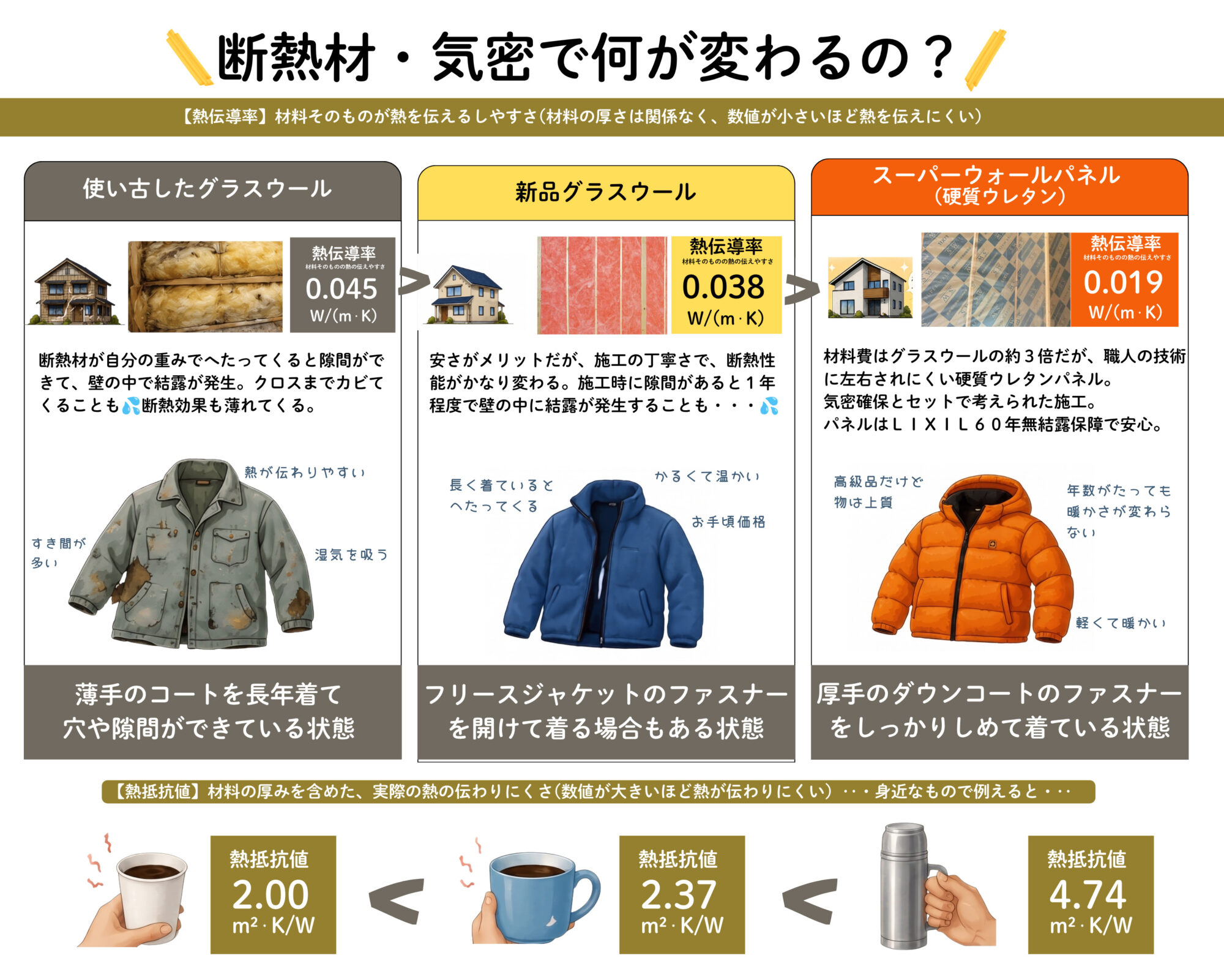 断熱材・気密で何が変わるの?