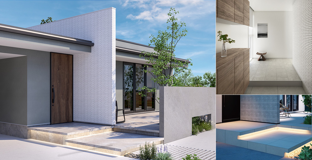 無駄を削ぎ落とした、端正で上質な外観デザイン。旭川の街並みにも美しく馴染みます。