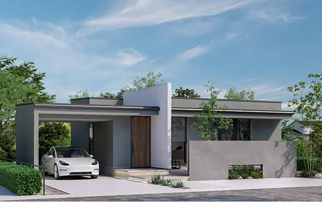 ライフスタイルに合わせて、「ロフト」や「ガレージ」を組み合わせることも可能。趣味の空間として活躍します。