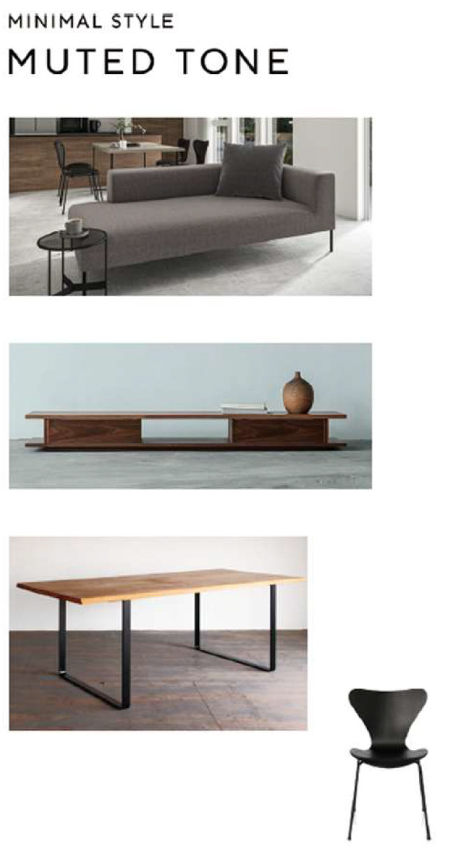 MINIMAL STYLE / MUTED TONE