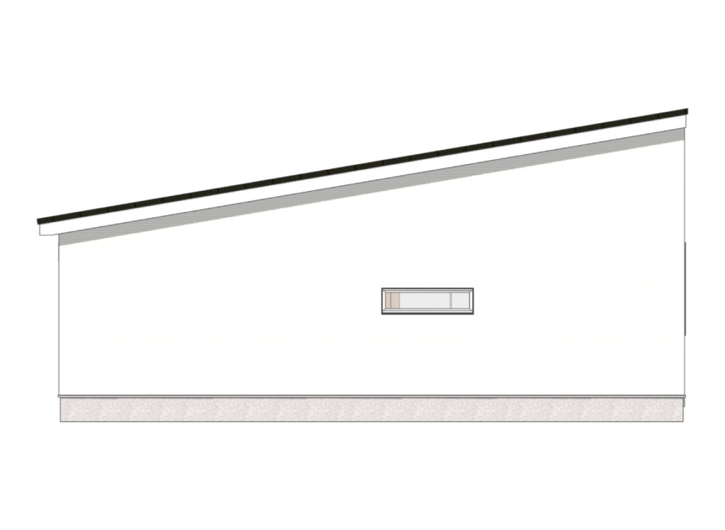 立面プラン-南側と北側