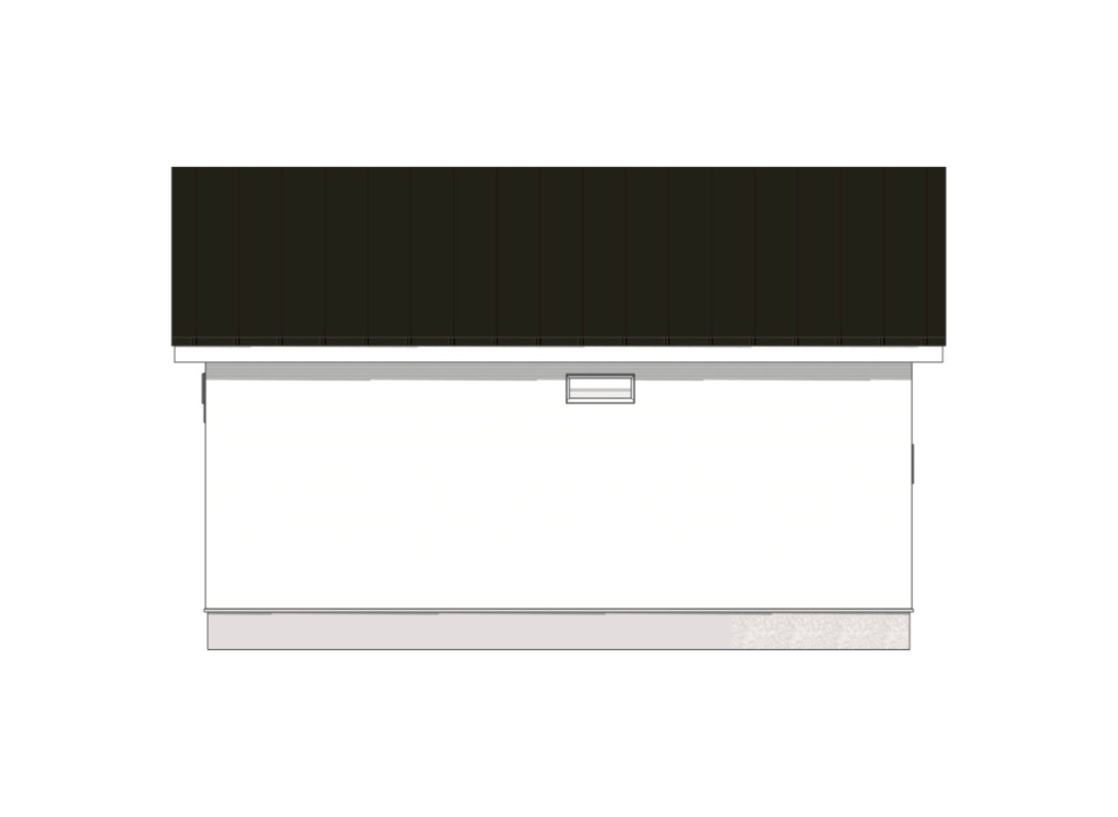 立面プラン-東側と西側