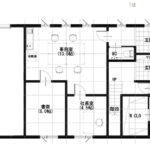 34坪｜事務所(オフィス)併用デザイン住宅の間取りプラン no.02